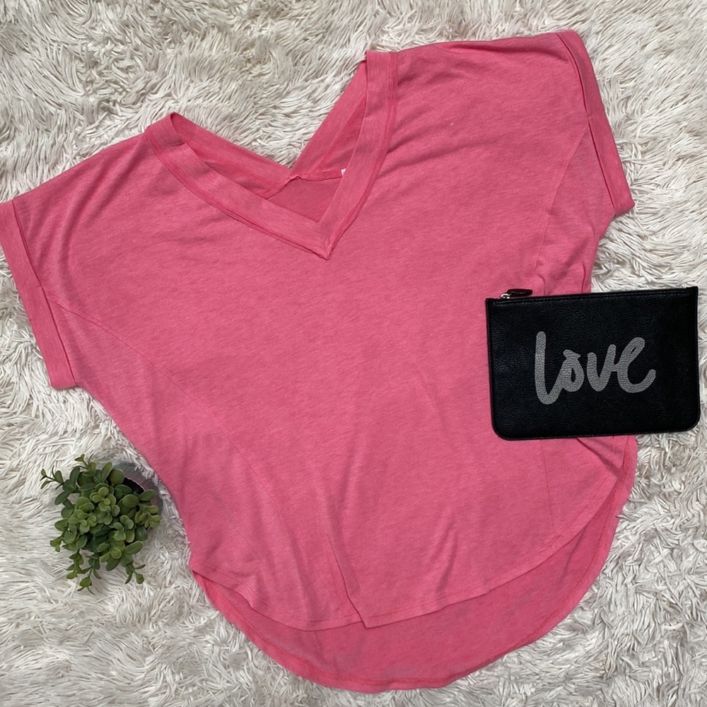 Cherish Dolman Sleeve V-Neck Top 💗 Pink